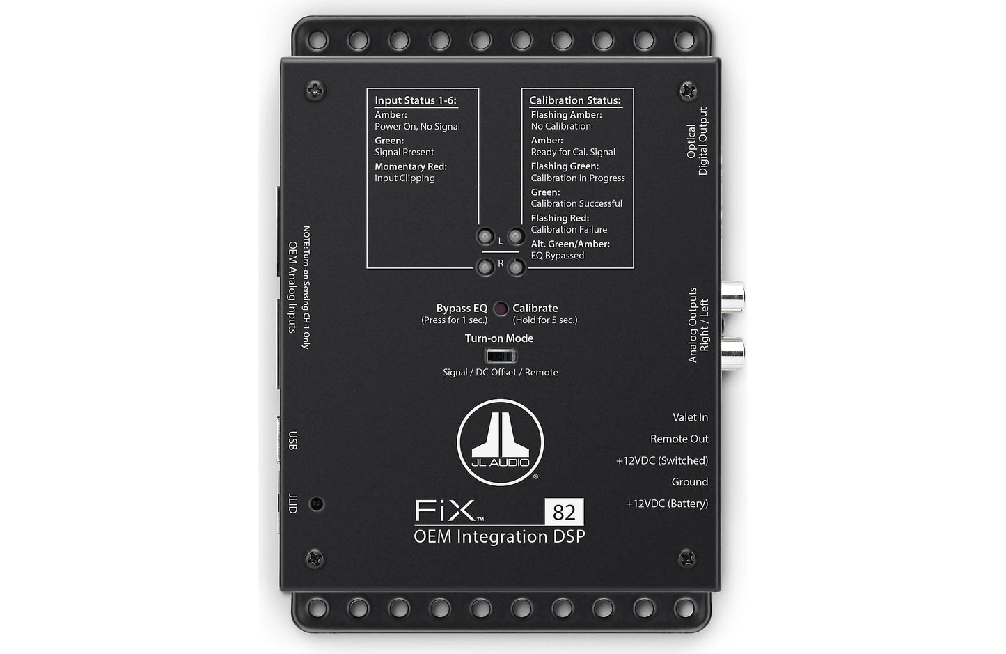 JL Audio FiX-82 OEM Integration DSP 8-Channel Processor 010-03102-00 (98400)