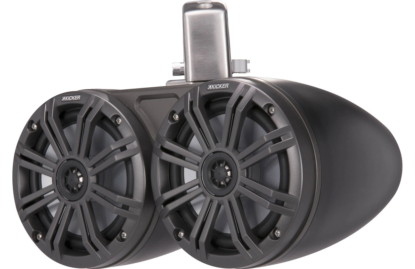 Kicker 45KMTDC65 6.5-inch Black Marine Tower Speakers, Pair
