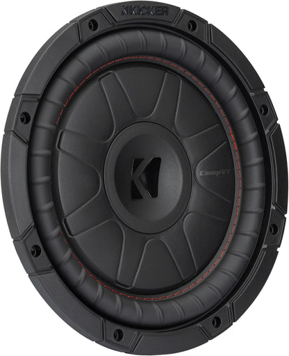 Kicker CompVT 52CVT102 10" Subwoofer, single voice coil, 2Ω, 350W RMS