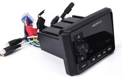 Hertz HMR 20 3" Marine Digital Media Color Receiver with 2-Zone Audio Control