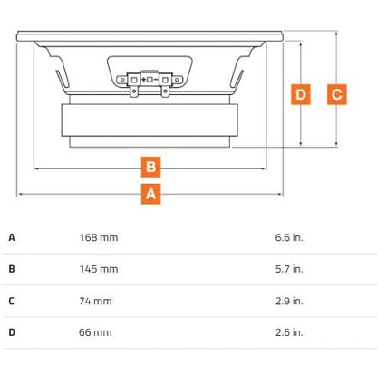 Hertz SPL Show SV 165.1 6.5" High Output Midrange Speaker (4Ω) (Pair)
