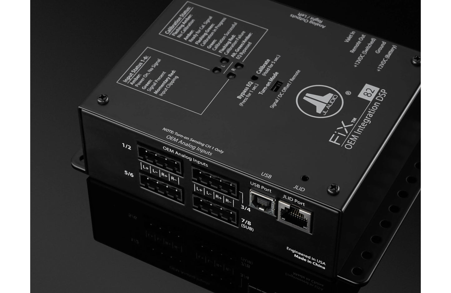 JL Audio FiX-82 OEM Integration DSP 8-Channel Processor 010-03102-00 (98400)