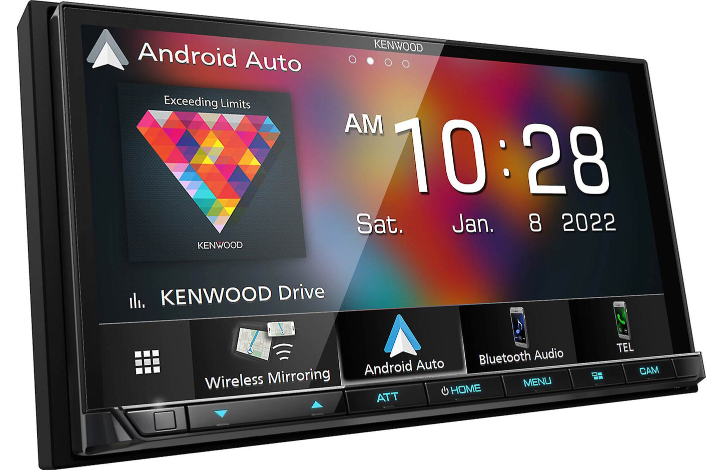 Kenwood DMX9708S 6.95" AM FM HD Bluetooth Car Stereo Wireless CarPlay Android Auto + CMOS-230 Camera