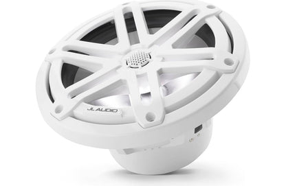 JL Audio M3-770X-S-Gw-i 7.7-inch Marine Coaxial Speakers, White Sport Grilles, RGB LEDs 93523