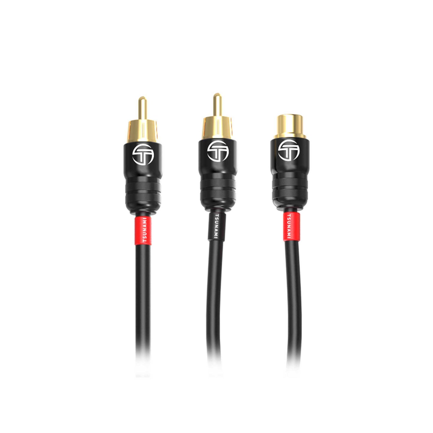 Metra TSX-Y1 1 Female to 2 Male RCA Y Adapter Cable