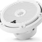 JL Audio M3-770X-C-Gw 7.7-inch Marine Coaxial Speakers, White Classic Grilles 93519