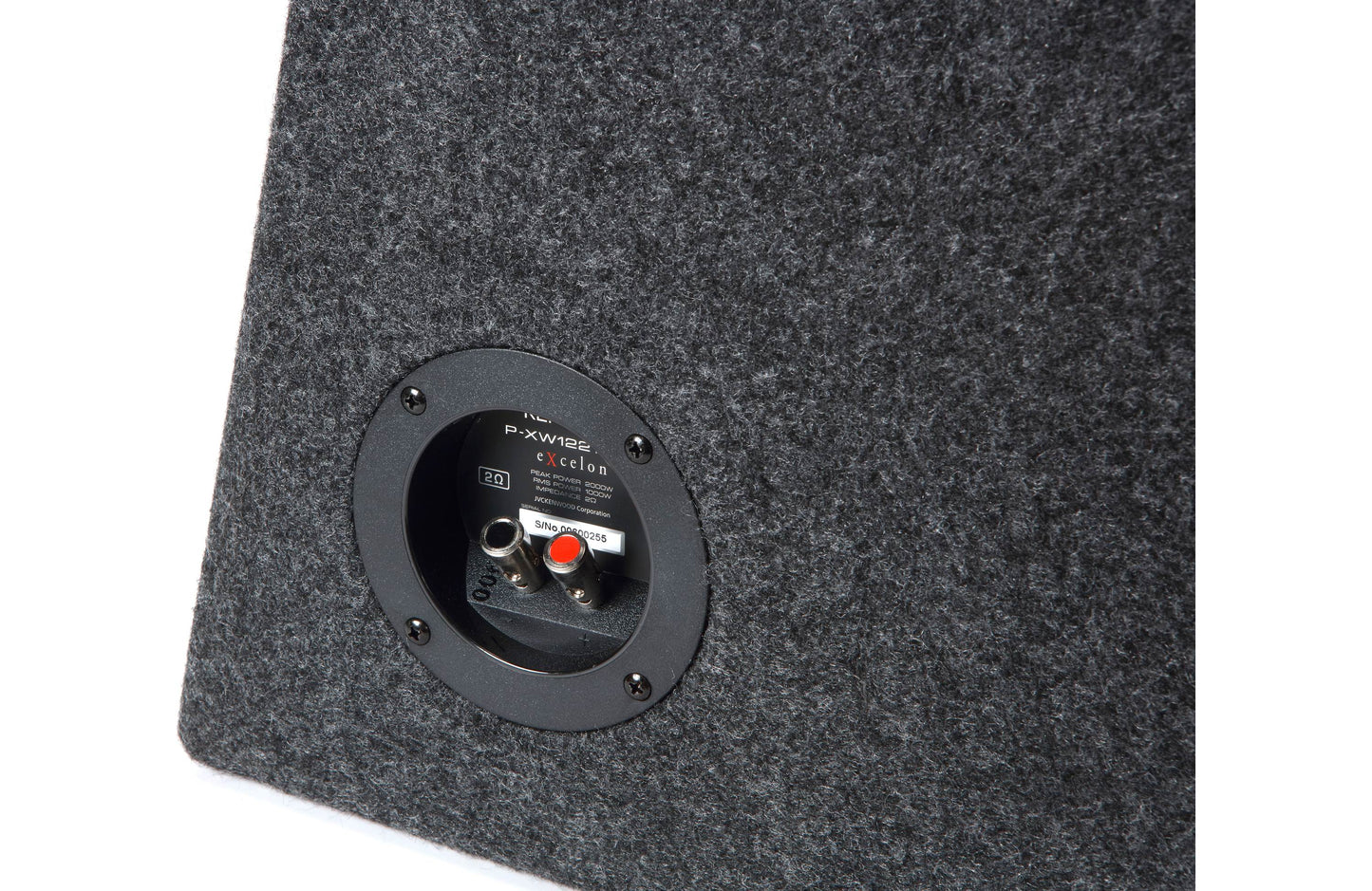 Kenwood eXcelon P-XW1221DHP Dual 12" High-Power Loaded Subwoofer Enclosure (2Ω) 1000W