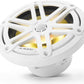 JL Audio M3-650X-S-Gw-i 6.5-inch RGB LED Marine Coaxial Speakers, White Sport Grilles 93515