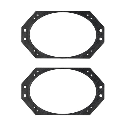 Metra 82-1011 4x6 Front Dash Speaker Adapter Pods for Jeep Wrangler TJ