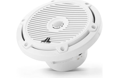 JL Audio M3-650X-C-Gw 6.5-inch Marine Coaxial Speakers, White Classic Grilles 93511