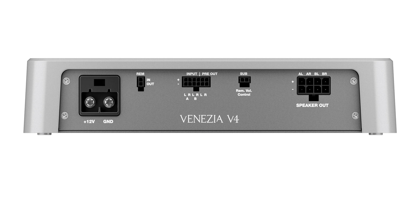 Hertz Venezia V4 4-3-2 Multi Channel Marine Amplifier 1160W RMS Class-D