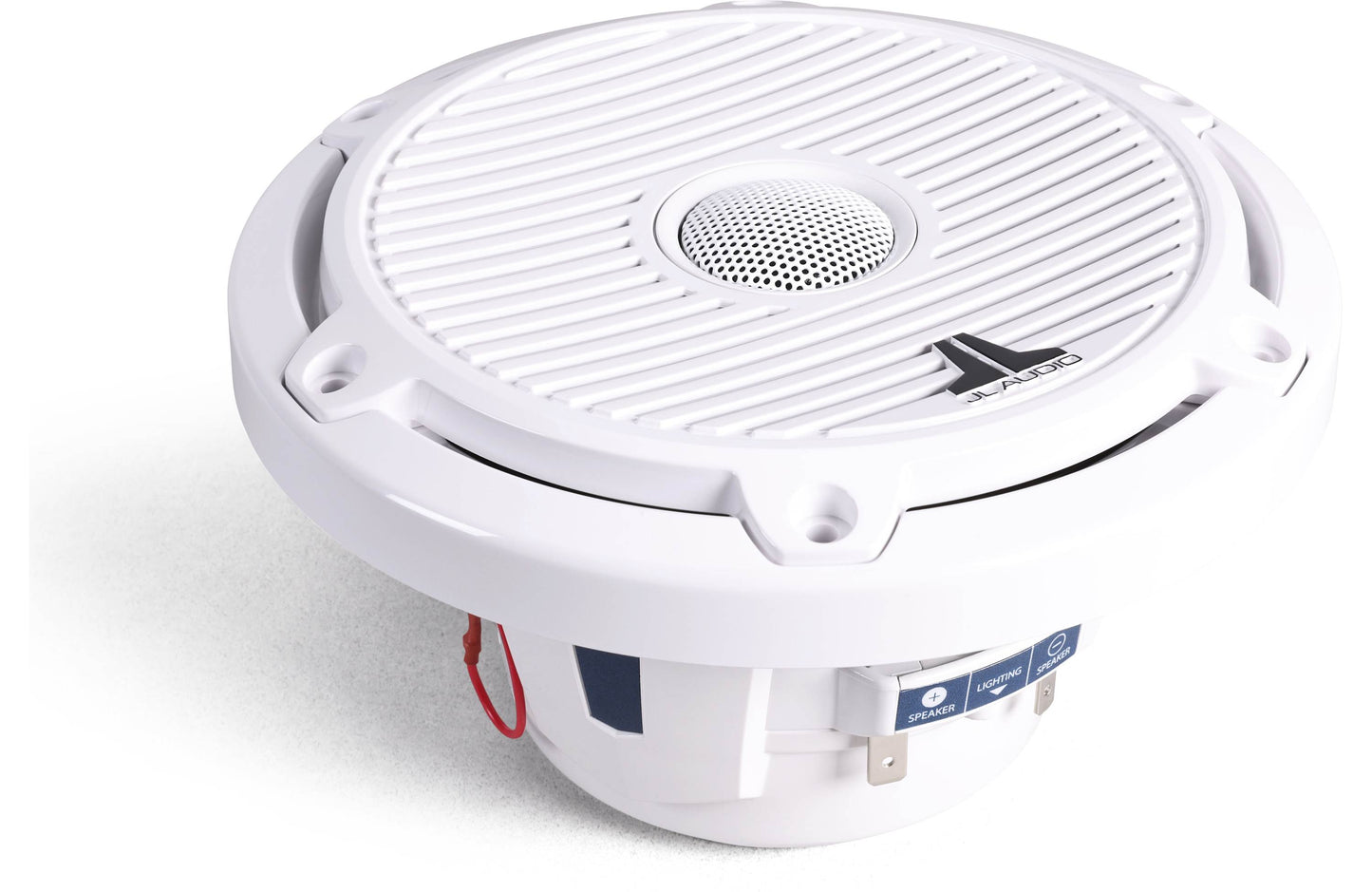 JL Audio M6-650X-C-3Gw 6.5-inch Tower Coaxial Speakers, White Classic Grilles 93687