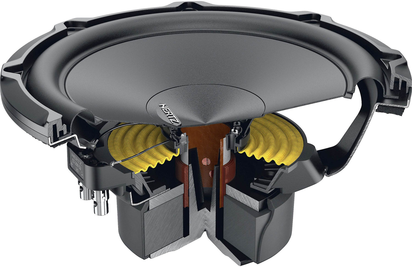 Hertz Cento CS 250 S4 10" 300W RMS 4-Ohm SVC Shallow-Mount Subwoofer (Single)