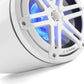 JL Audio M3-770ETXv3-Gw-S-Gw-i 7.7" RGB LED Tower Coaxial System, White Sport Grilles 93539