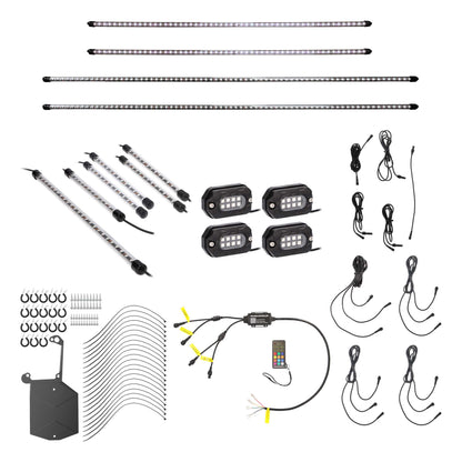 Metra JP-RGBKT-1 RGB Lighting Kit for Jeep Wrangler JL Gladiator JT