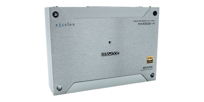 Kenwood XM302-4 Compact 4-Channel Car Amplifier – 300W RMS Total