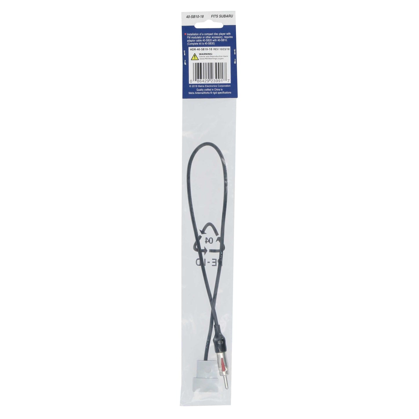 Metra 40-SB10-18 Subaru 18-Inch Antenna Adapter for Legacy Outback