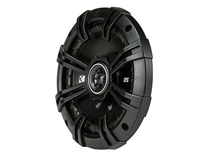 Kicker DS Series 43DSC6504 6.5" Coaxial Speakers, 60W RMS, 4Ω, Pair