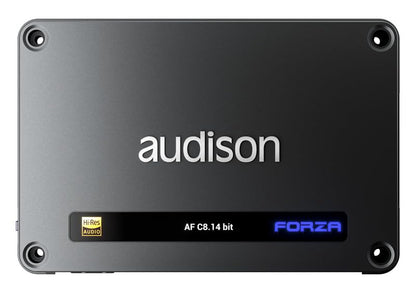 Audison AF-C8.14bit 8-Channel Amplifier with 14-Channels of DSP - 1120 Watts