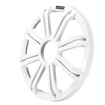 Kicker KMG12 12-Inch (30cm) Grille for KM12 and KMF12 Subwoofer, LED, White
