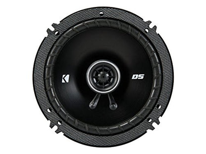 Kicker DS Series 43DSC6504 6.5" Coaxial Speakers, 60W RMS, 4Ω, Pair