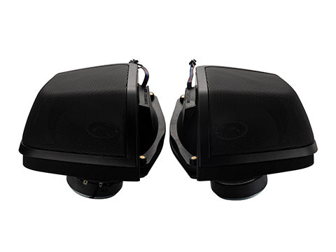 Kicker 52HDBX1469 Harley-Davidson 6x9 Saddlebag Speaker Lid Kit - back view