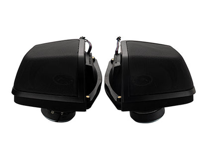 Kicker 52HDBX1469 Harley-Davidson 6x9 Saddlebag Speaker Lid Kit - back view