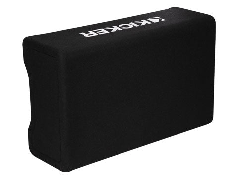Kicker Comp 48CDF124 12" Down-Firing Loaded Subwoofer Enclosure, 150W RMS, 4Ω - back view