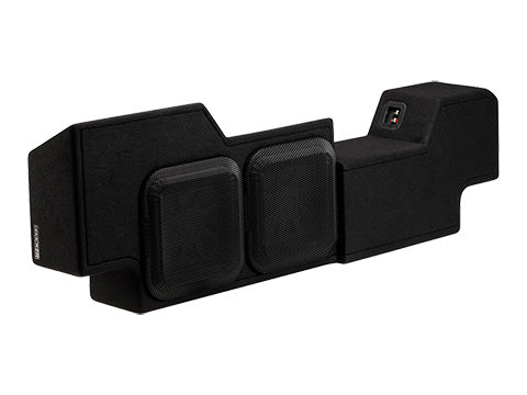Kicker 51K5RDL7T102 L7T Dual 10" Custom-Fit Loaded Subwoofer Enclosure - back view