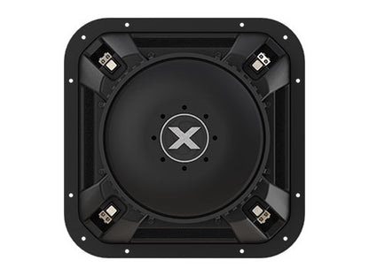 Kicker SoloX L7X 49L7X122 12" Square Competition Subwoofer, DVC, 2Ω - back view