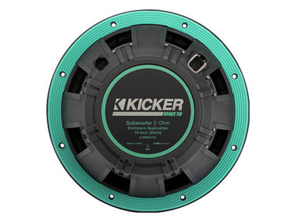 Kicker 51MWE102 10-inch Premium Marine Subwoofer, 2Ω - back view