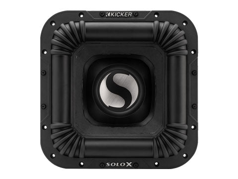 Kicker SoloX L7X 49L7X121 12" Square Competition Subwoofer, DVC, 1Ω
