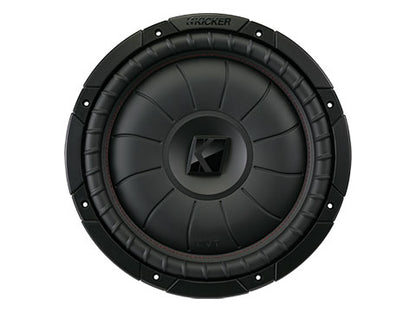 Kicker CompVT 52CVT122 12" Thin Subwoofer, SVC, 2Ω, 400W RMS