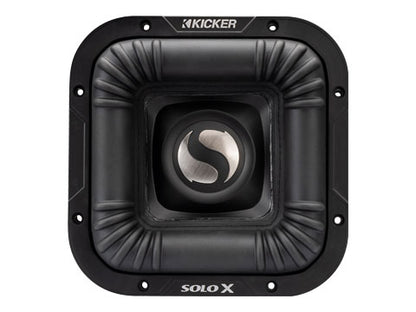 Kicker SoloX L7X 49L7X82 8" Square Competition Subwoofer, DVC, 2Ω