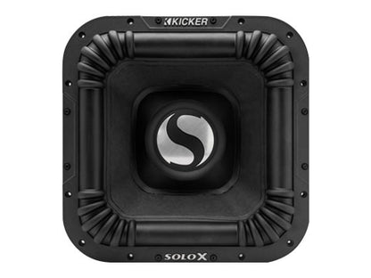 Kicker SoloX L7X 49L7X151 15" Square Competition Subwoofer, DVC, 1Ω