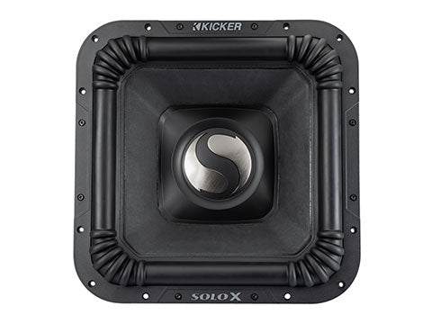 Kicker SoloX L7X 49L7X182 18" Square Competition Subwoofer, DVC, 2Ω