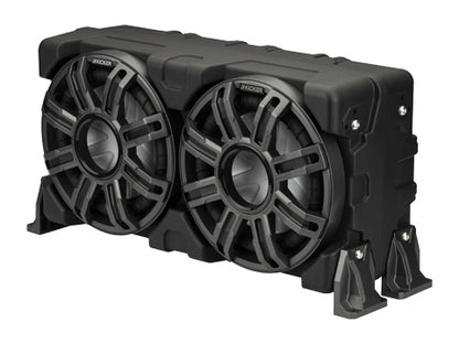 Kicker 51MWLE102 10" Loaded Premium Marine Subwoofer Enclosure - left view