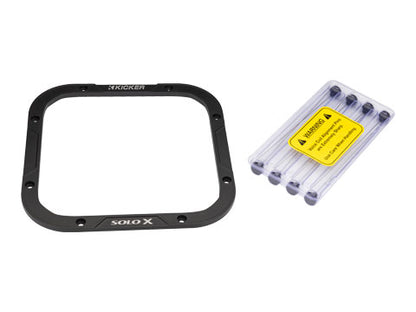 Kicker 49L7X81RK SoloX L7X 8" Pre-Assembled Re-Cone Kit, 1Ω DVC - side view