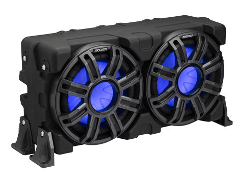 Kicker 51MWLE102 10" Loaded Premium Marine Subwoofer Enclosure - right view