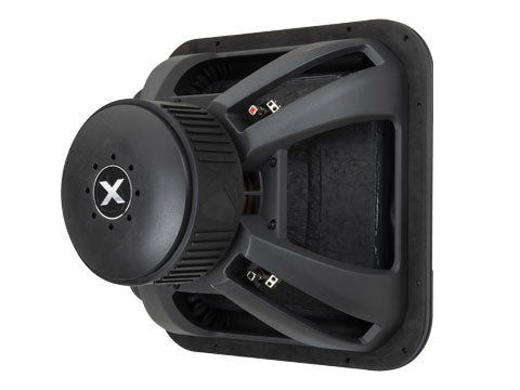 Kicker SoloX L7X 49L7X182 18" Square Competition Subwoofer, DVC, 2Ω - three-quarter view