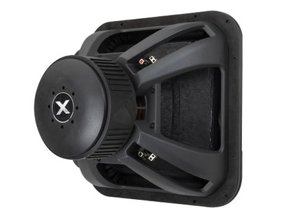 Kicker SoloX L7X 49L7X182 18" Square Competition Subwoofer, DVC, 2Ω - three-quarter view