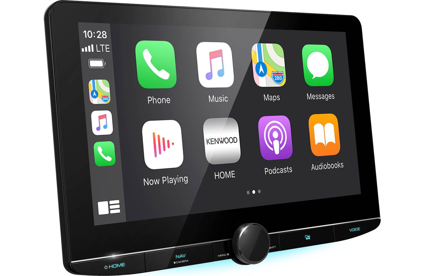 Kenwood DNR1007XR 10.1" Wireless Apple CarPlay Android Auto Car Stereo + CMOS-740HDLP Backup Camera