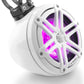 JL Audio M3-650VEX-Gw-S-Gw-i 6.5-inch RGB LED Tower Coaxial System, White Sport Grilles 93402