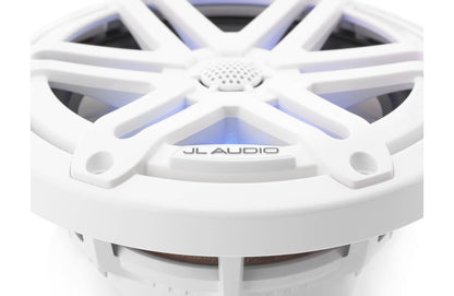 JL Audio M3-650X-S-Gw-i 6.5-inch RGB LED Marine Coaxial Speakers, White Sport Grilles 93515