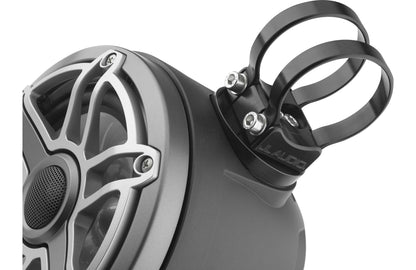 JL Audio M6-650VEX-Mb-S-GmTi 6.5-inch Tower Coaxial Speakers, Titanium Sport Grilles 93413