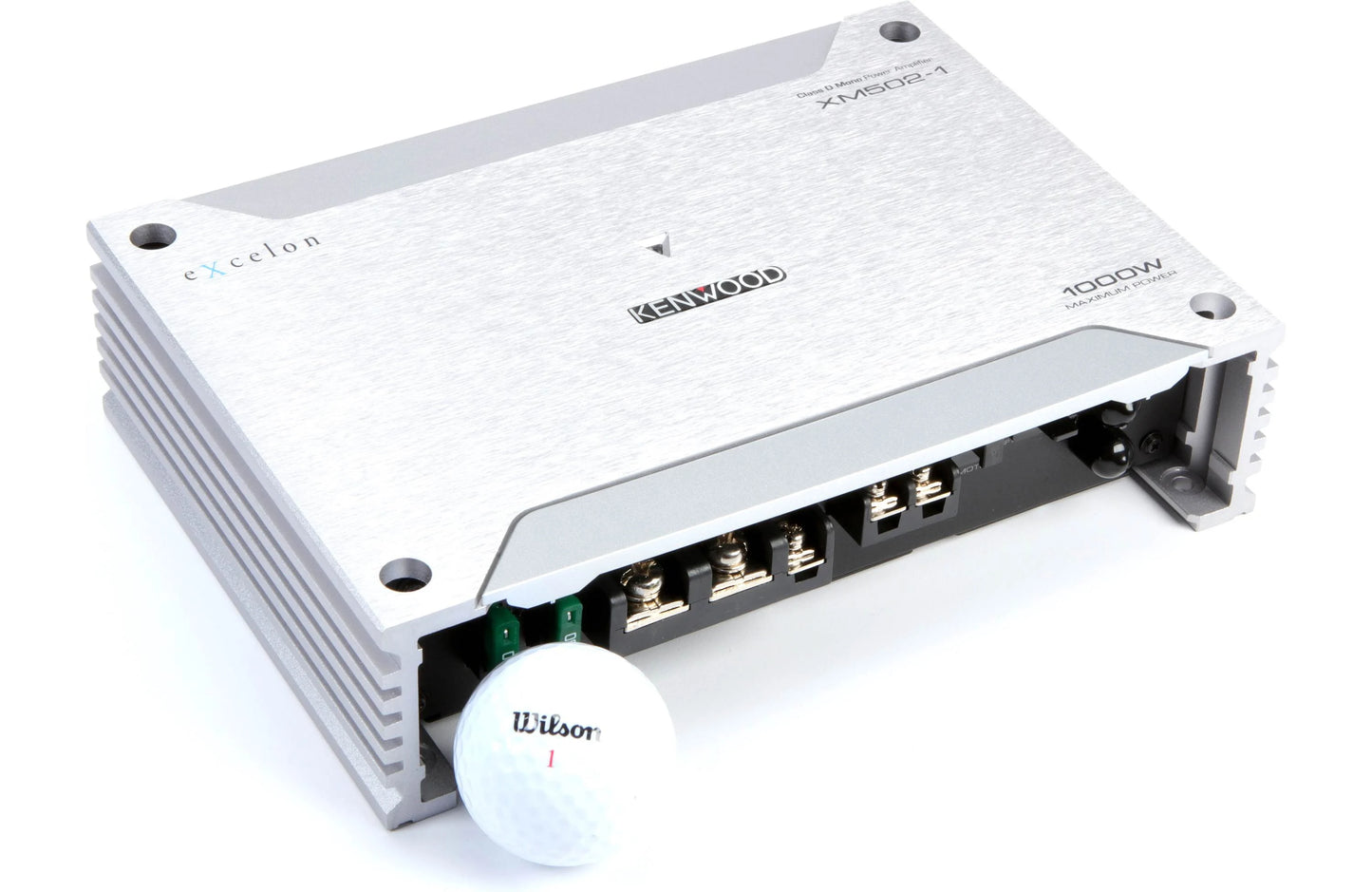 Kenwood eXcelon XM502-1 Marine/Motorsports Mono Subwoofer Amplifier 500W RMS @ 2 Ohms