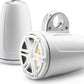 JL Audio M3-770ETXv3-Gw-S-Gw-i 7.7" RGB LED Tower Coaxial System, White Sport Grilles 93539