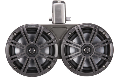 Kicker 45KMTDC65 6.5-inch Black Marine Tower Speakers, Pair