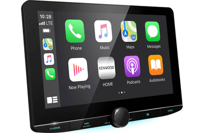 Kenwood eXcelon DNR1007XR 10.1" Wireless Apple CarPlay Android Auto Car Stereo + SXV300V1 SiriusXM Satellite Tuner
