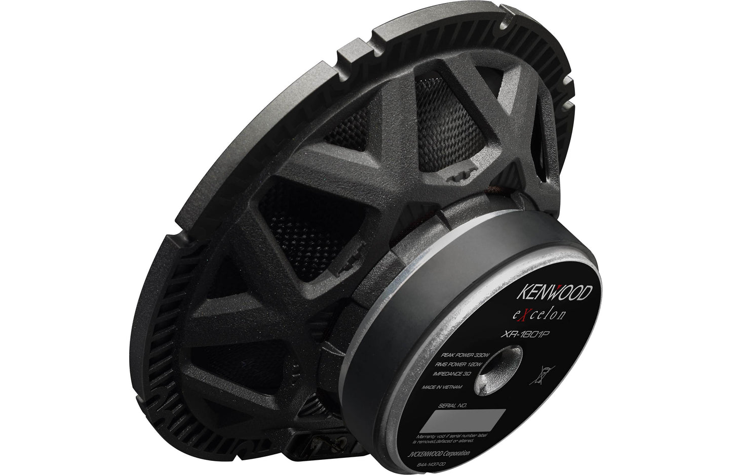Kenwood eXcelon XR-1801P 7" Hi-Res Component Speakers w/ Glass Fiber Cones & Titanium Tweeters 120W